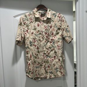 ASOS Mens button floral down shirt